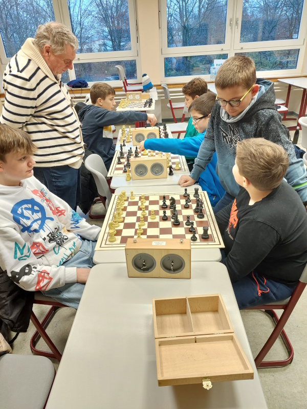 Foto aus der Schach-AG